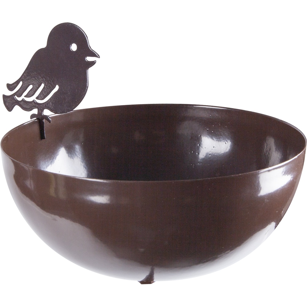 Decoratiune pasare pentru plante, maro