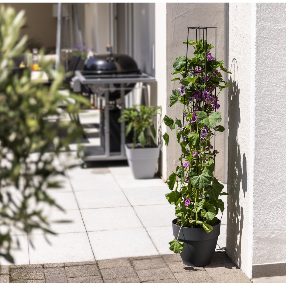 Spalier coloana, otel, 125 cm, 2 buc