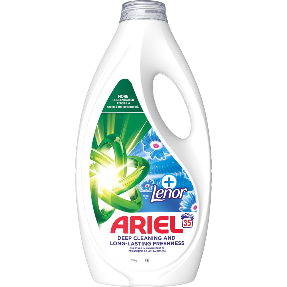 Detergent lichid ARIEL Touch of Lenor, Fresh Air, 1.575 l, 35 spalari