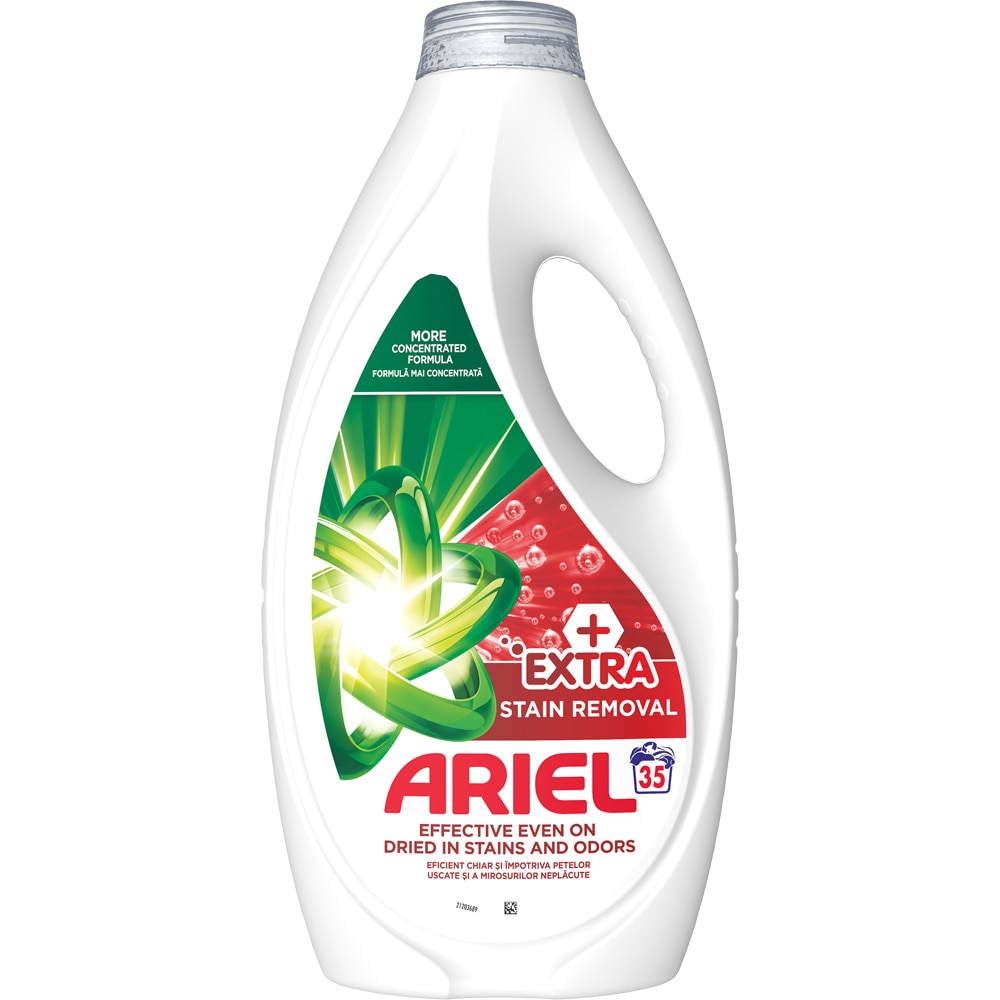 Detergent lichid ARIEL Extra Stain Removal, 1.575 l, 35 spalari
