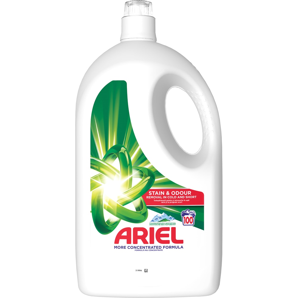 Detergent lichid ARIEL Mountain Spring, 4.5 l, 100 spalari