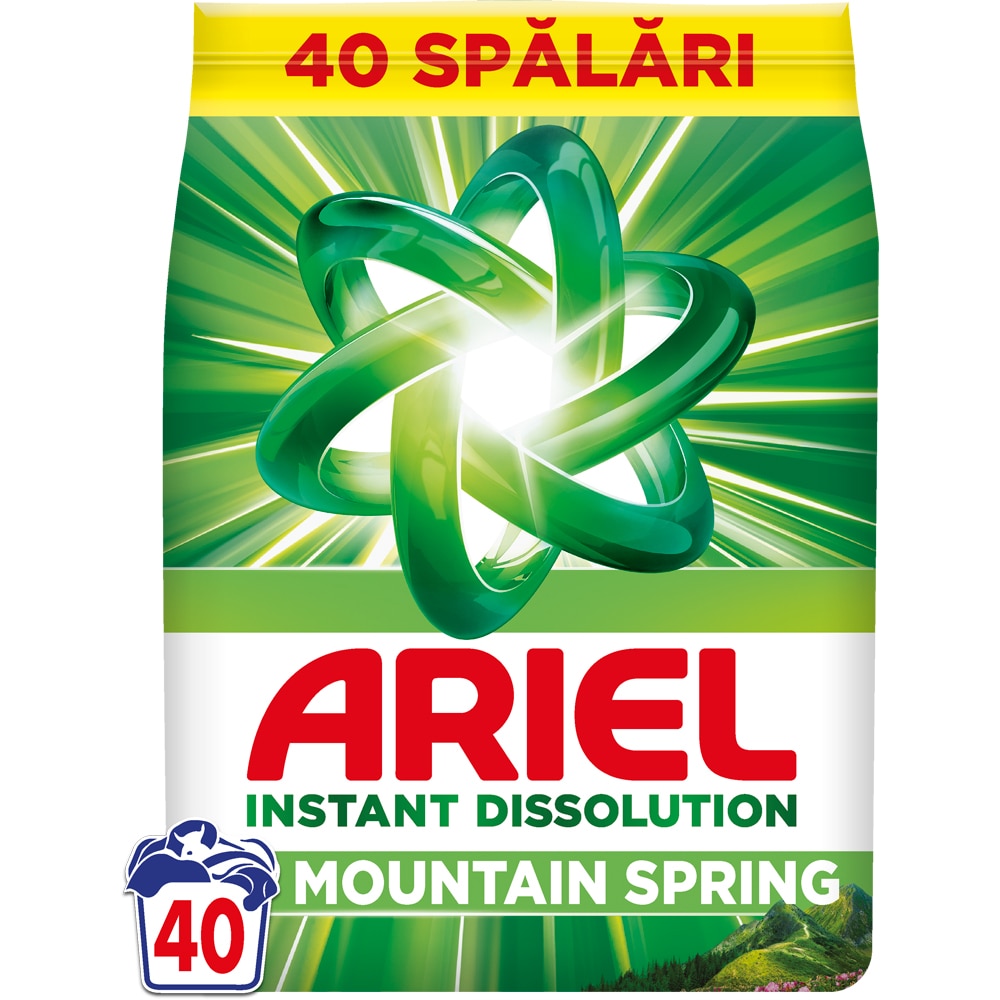 Detergent automat ARIEL Mountain Spring, 2.6 kg, 40 spalari
