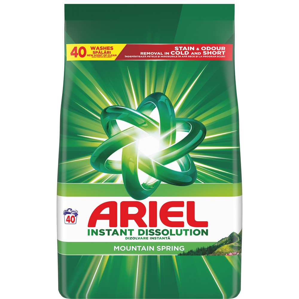 Detergent automat ARIEL Mountain Spring, 2.6 kg, 40 spalari