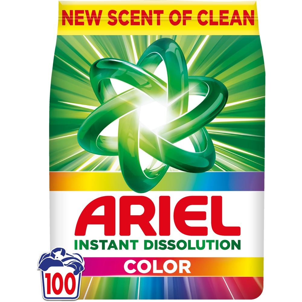 Detergent automat ARIEL Color, 6.5 kg, 100 spalari