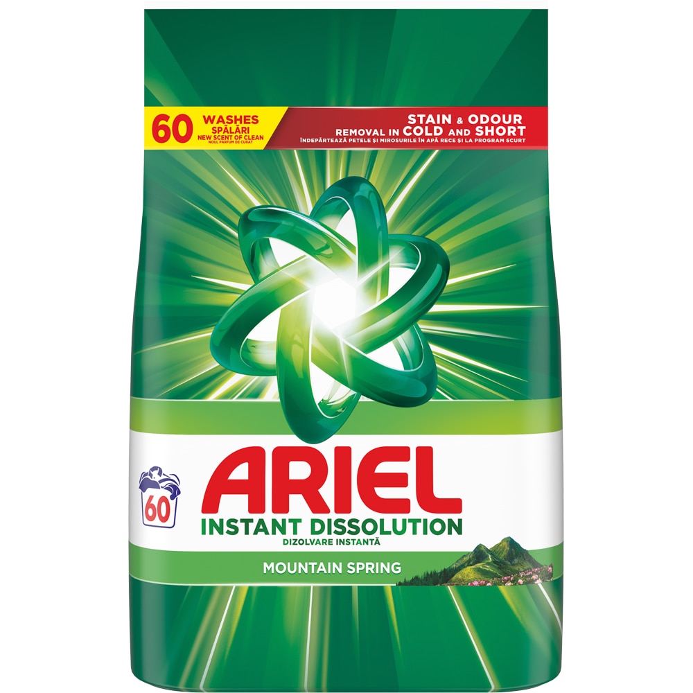 Detergent automat ARIEL Mountain Spring, 3.9 kg, 60 spalari