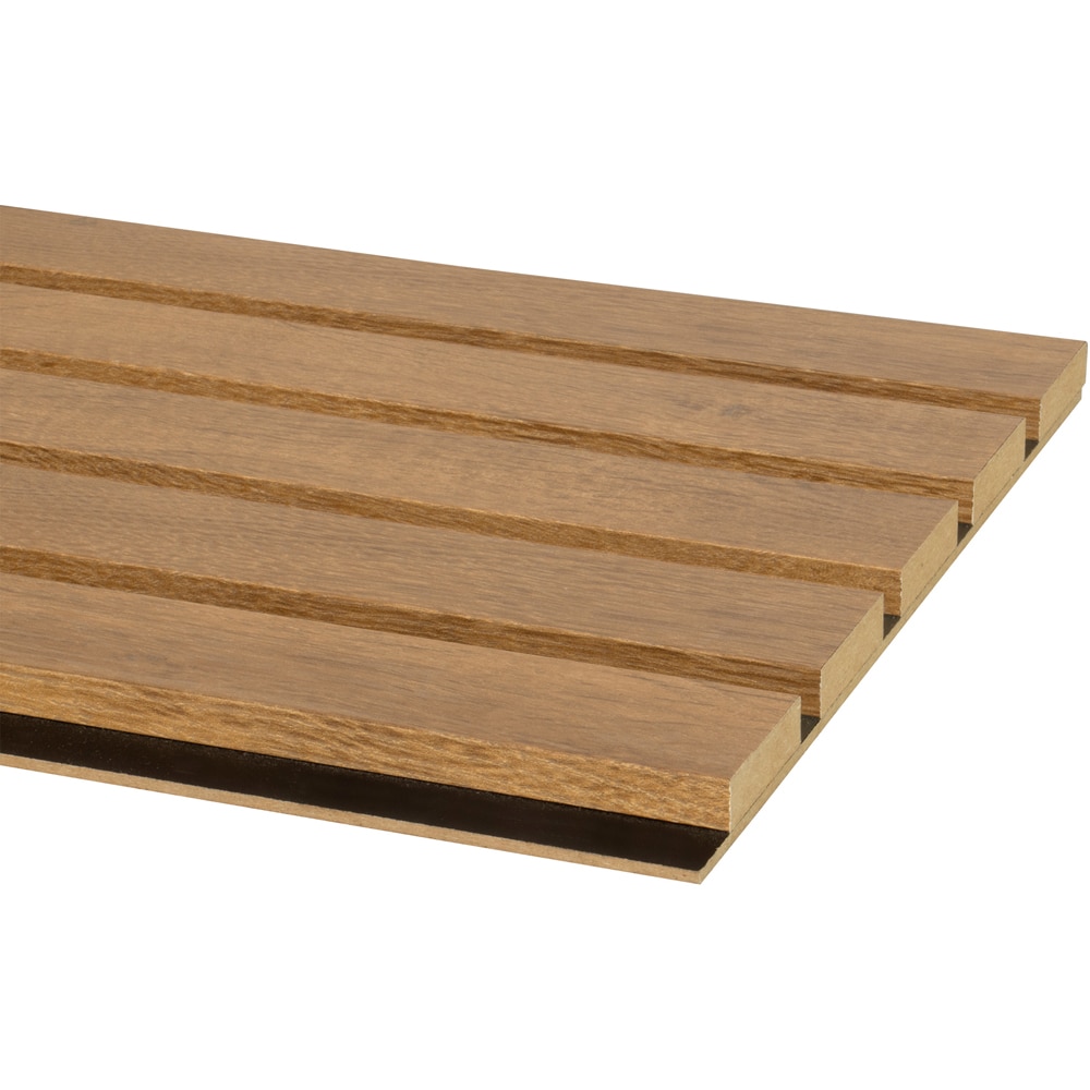 Panou riflaj DELI HOME Essential, 30x260 cm, MDF, stejar bronz