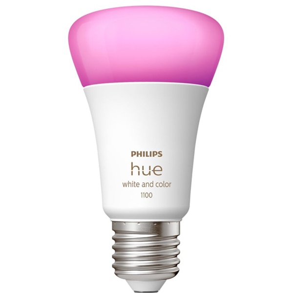 Bec LED Smart PHILIPS Hue 8719514291171, E27, 9W, 1.100lm, lumina variabila 