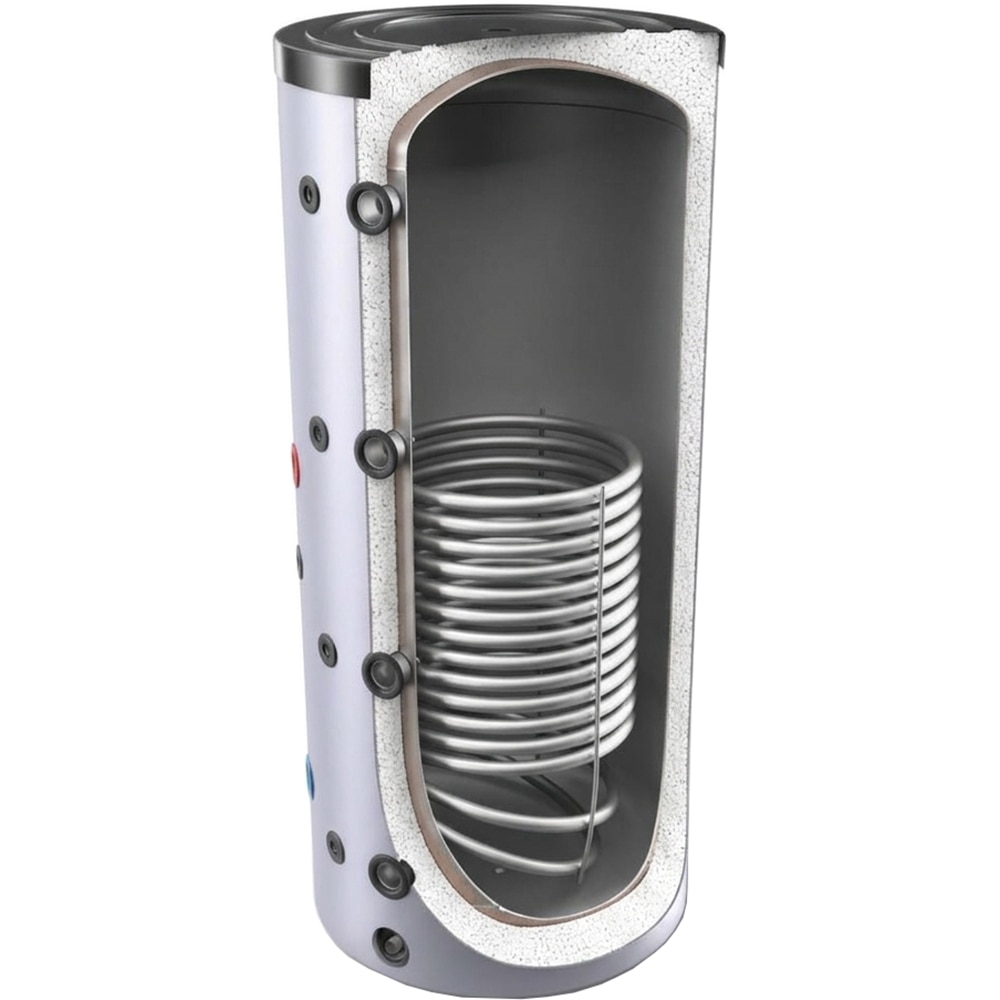 Puffer (Rezervor de acumulare agent termic) TESY V 12 S 800 99 P5 EPS, 800l, izolatie 100 mm, 1 serpentina