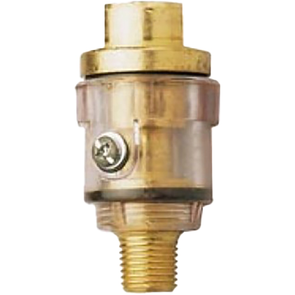 Mini lubrificator MECAFER, 1/4", otel, auriu