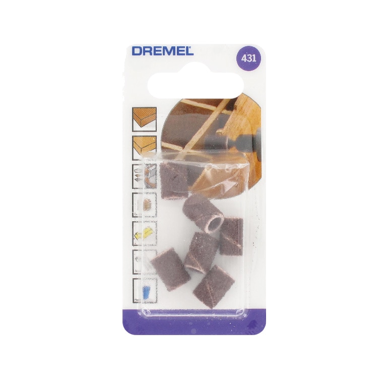 Banda de slefuit DREMEL 431, 6 buc