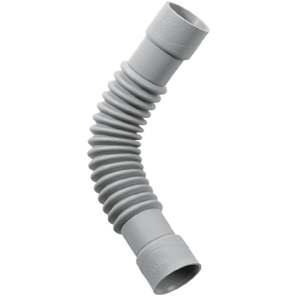 Racord universal WIRQUIN Magicoude 79009005, fixare prin lipire, D 32mm, gri