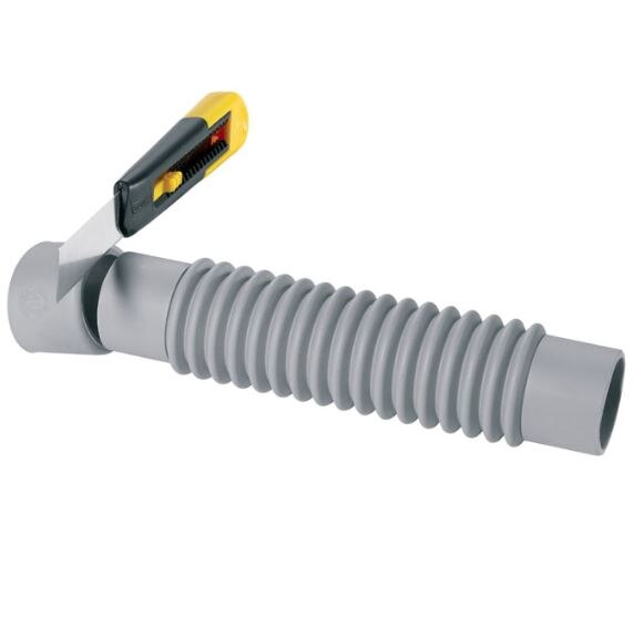 Racord universal WIRQUIN Magicoude 79009005, fixare prin lipire, D 32mm, gri