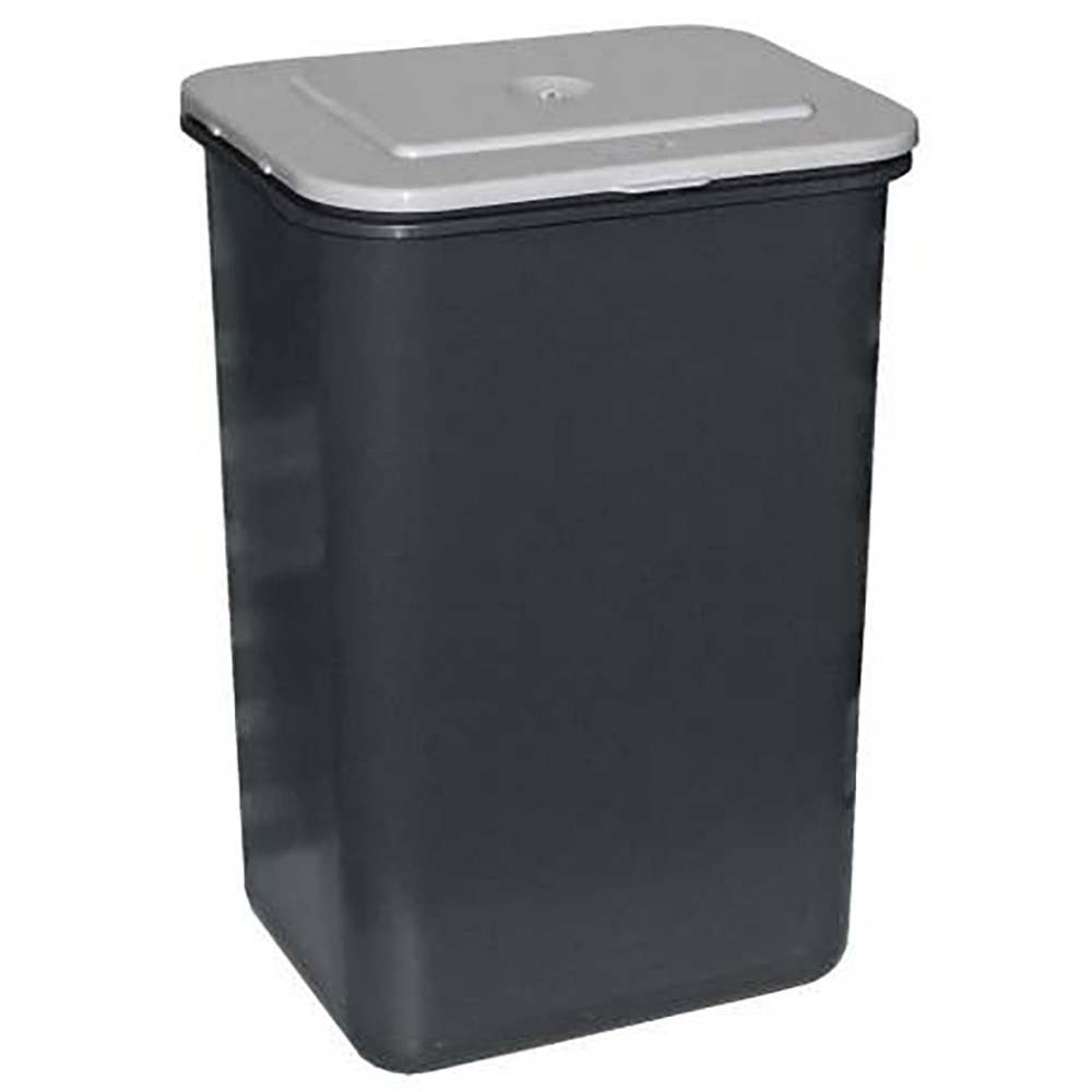 Cos de gunoi FRANDIS, 23l, plastic, gri inchis