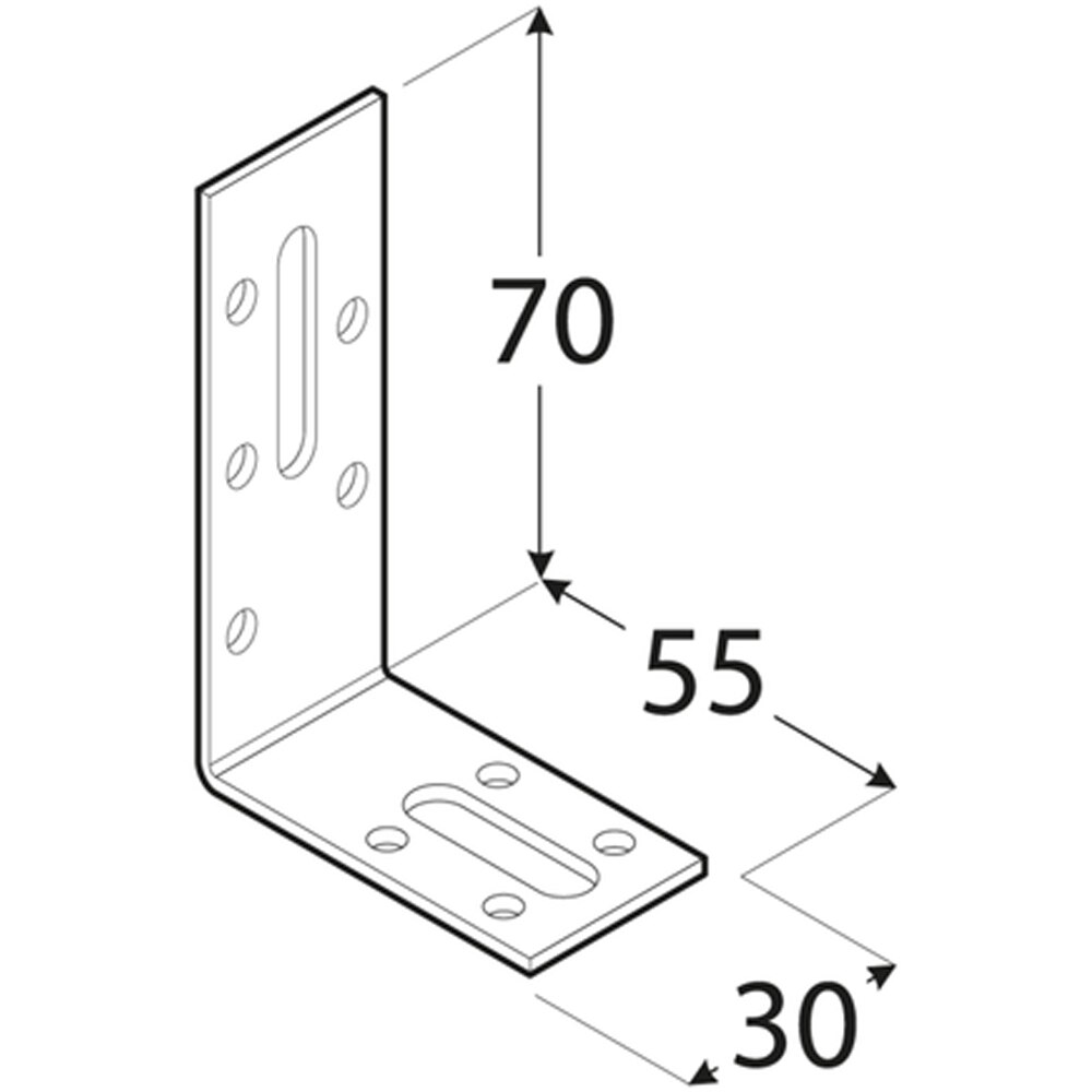 Coltar reglabil DMX , 70 x 55 x 2 mm, otel