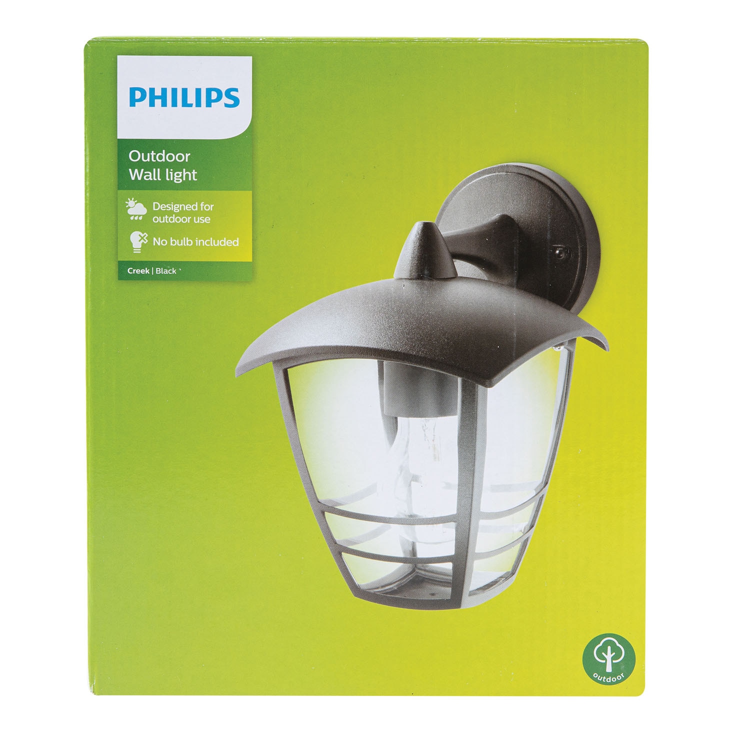 Aplica Ext. Creek 1X60W 230V Negru