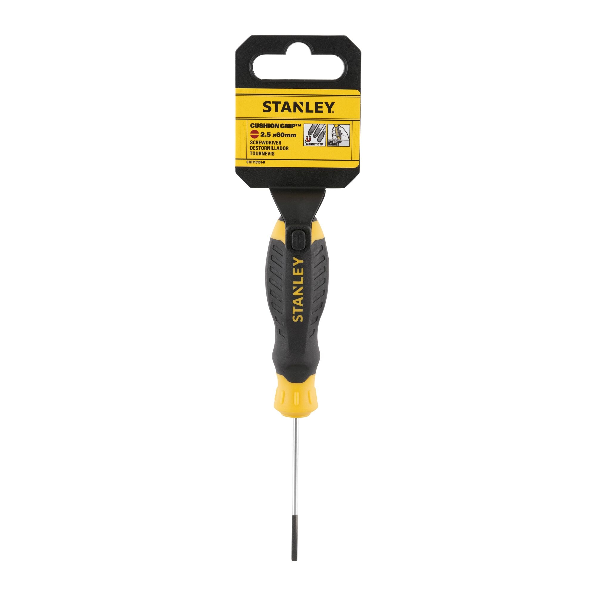 Surubelnita STANLEY Cushion Grip, 2.5 x 60 mm