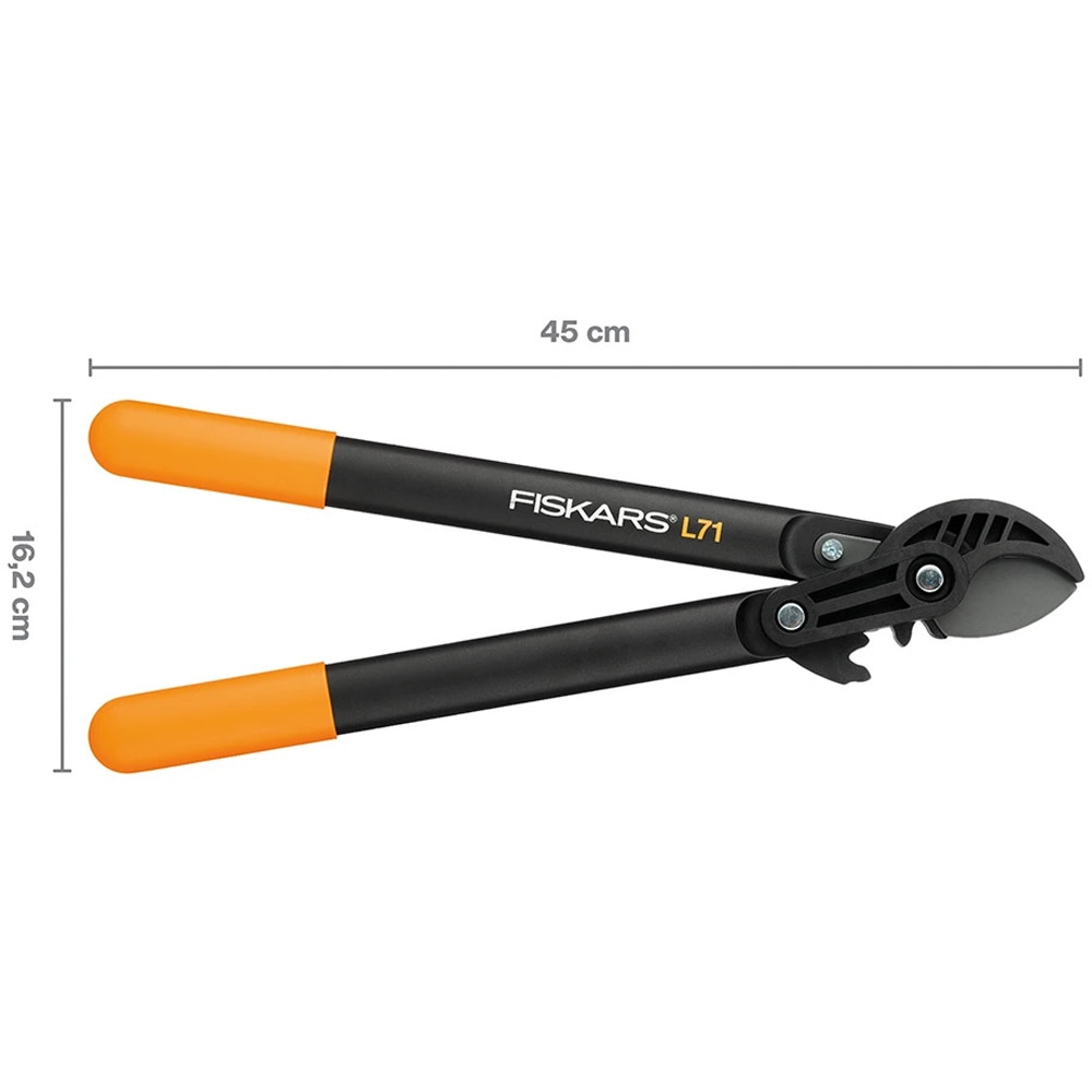 Foarfeca nicovala crengi FISKARS PowerGear II Amboss L71, 380mm, otel carbon