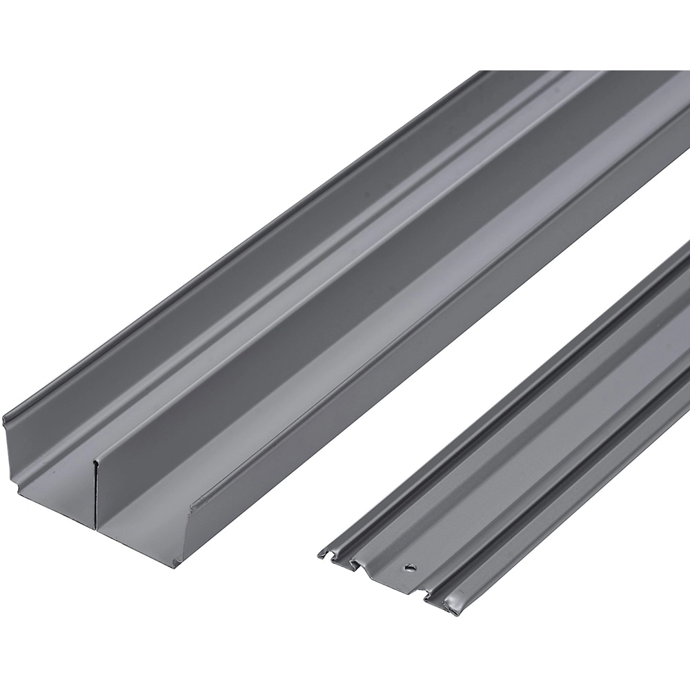 Sistem culisare FORM Valla, 2 sine, 180 cm, argintiu