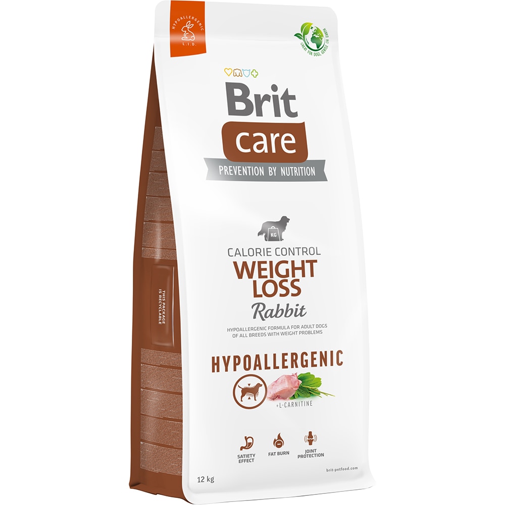 Hrana uscata pentru caini BRIT CARE Hypoallergenic, Adult, Iepure, 12 kg