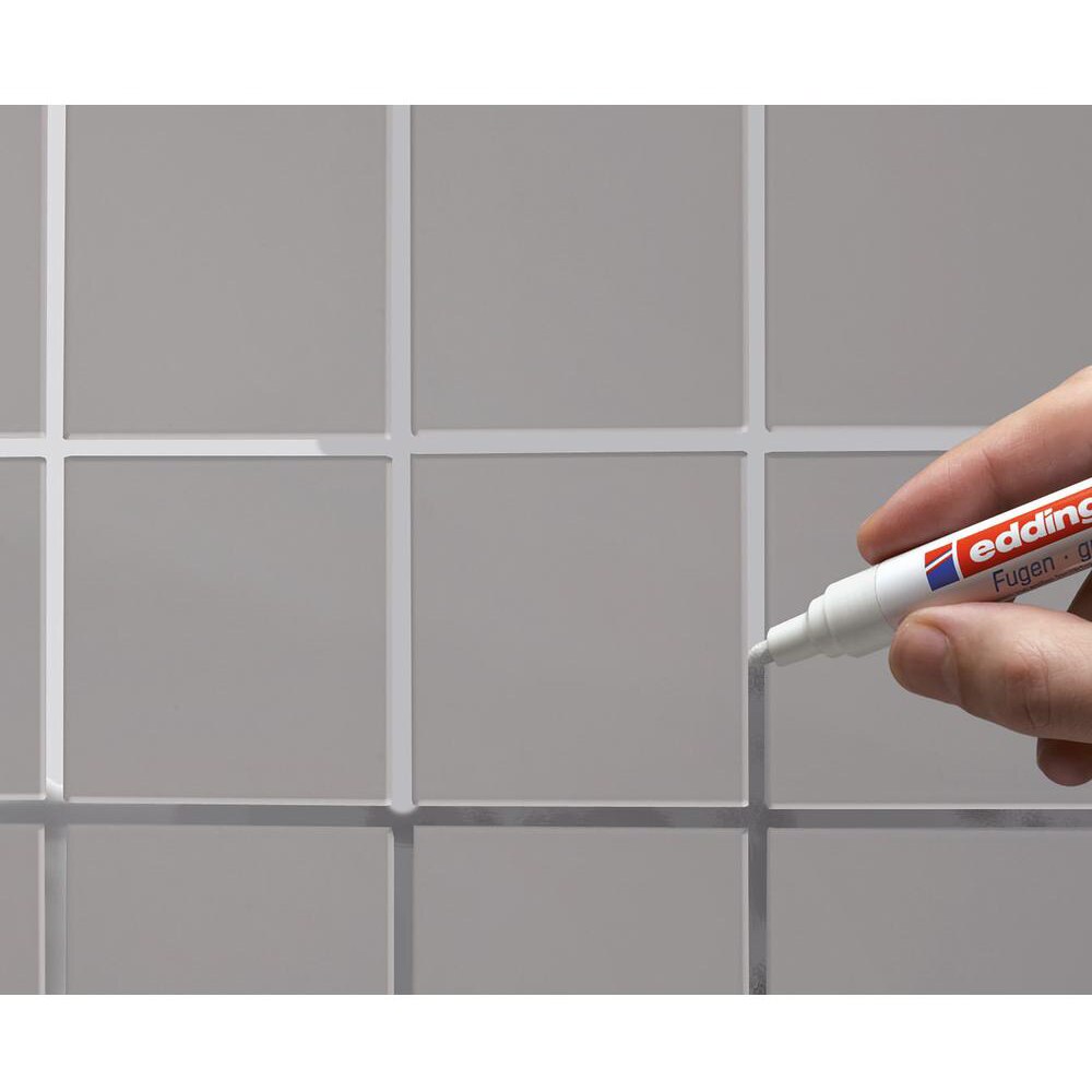 Marker pentru rosturi EDDING 8200, 2-4 mm, gri-argintiu