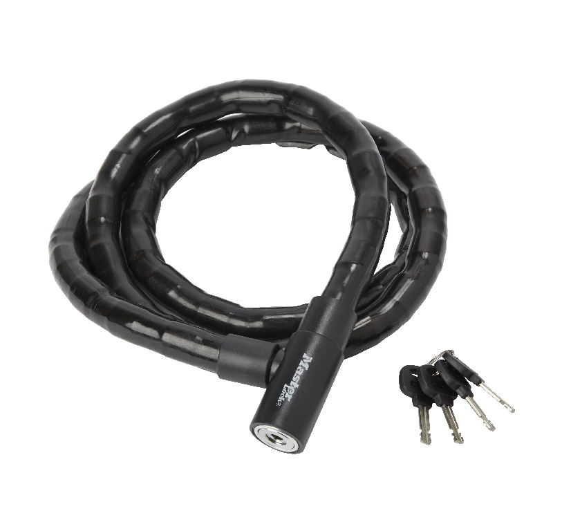 Cablu antifurt Master Lock, 22 mm, 2 m, negru