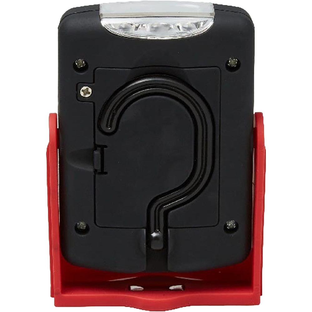 Lanterna LED cu functie dubla DIALL, 3 LED 14 lumeni si 20 LED 220 lumeni, IP20, 3xAAA, negru/rosu