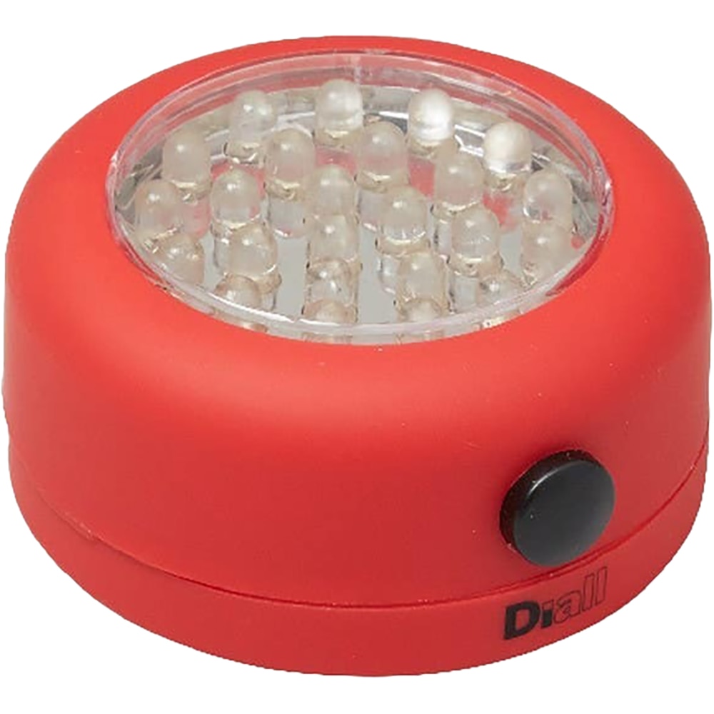 Spot LED magnetic cu carlig DIALL, 24 leduri, 68lm, IP20, rosu