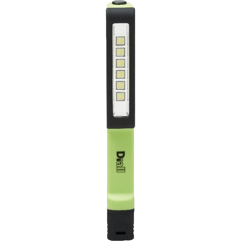 Lanterna creion cu micro LED DIALL, 100 lumeni, IP20, 3xAAA, verde/negru