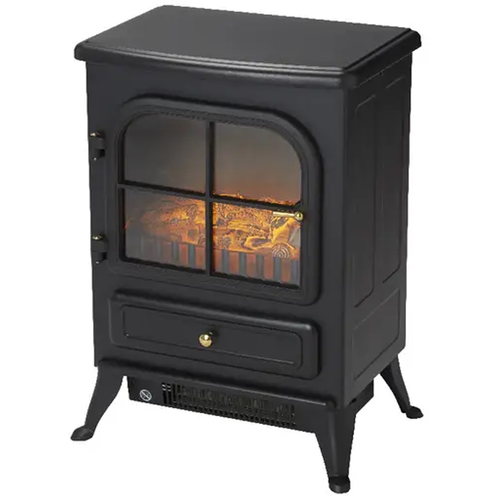 Semineu electric, 1850W, 54.8 x 28 cm, negru