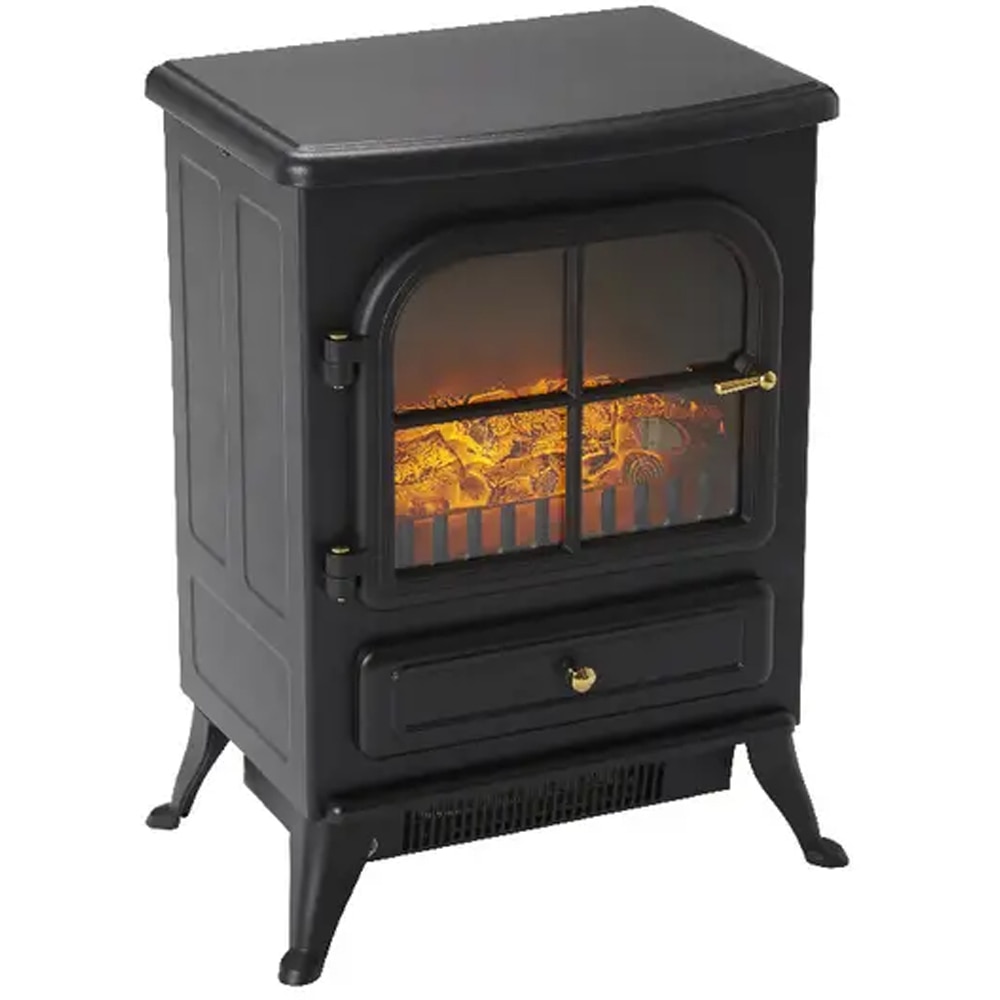 Semineu electric, 1850W, 54.8 x 28 cm, negru