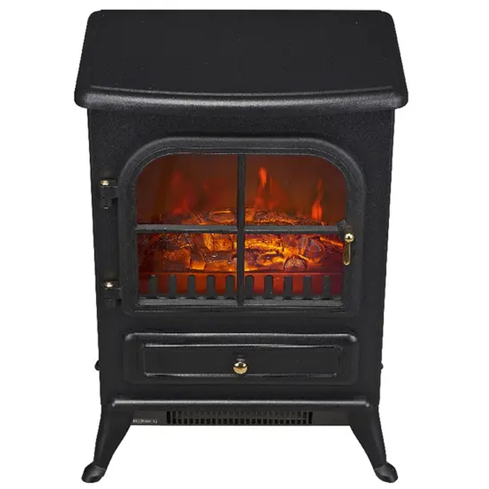 Semineu electric, 1850W, 54.8 x 28 cm, negru