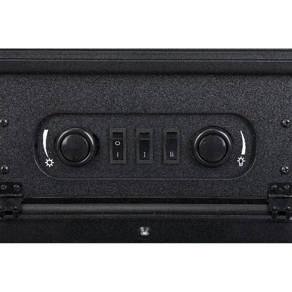 Semineu electric, 1850W, 54.8 x 28 cm, negru