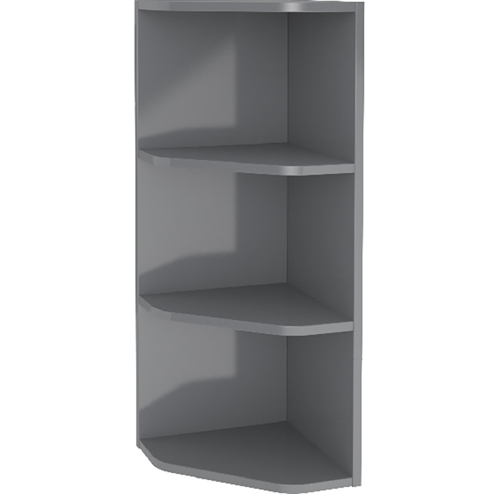 Etajera colt GoodHome Imandra, 90 x 34 x 36 cm, gri