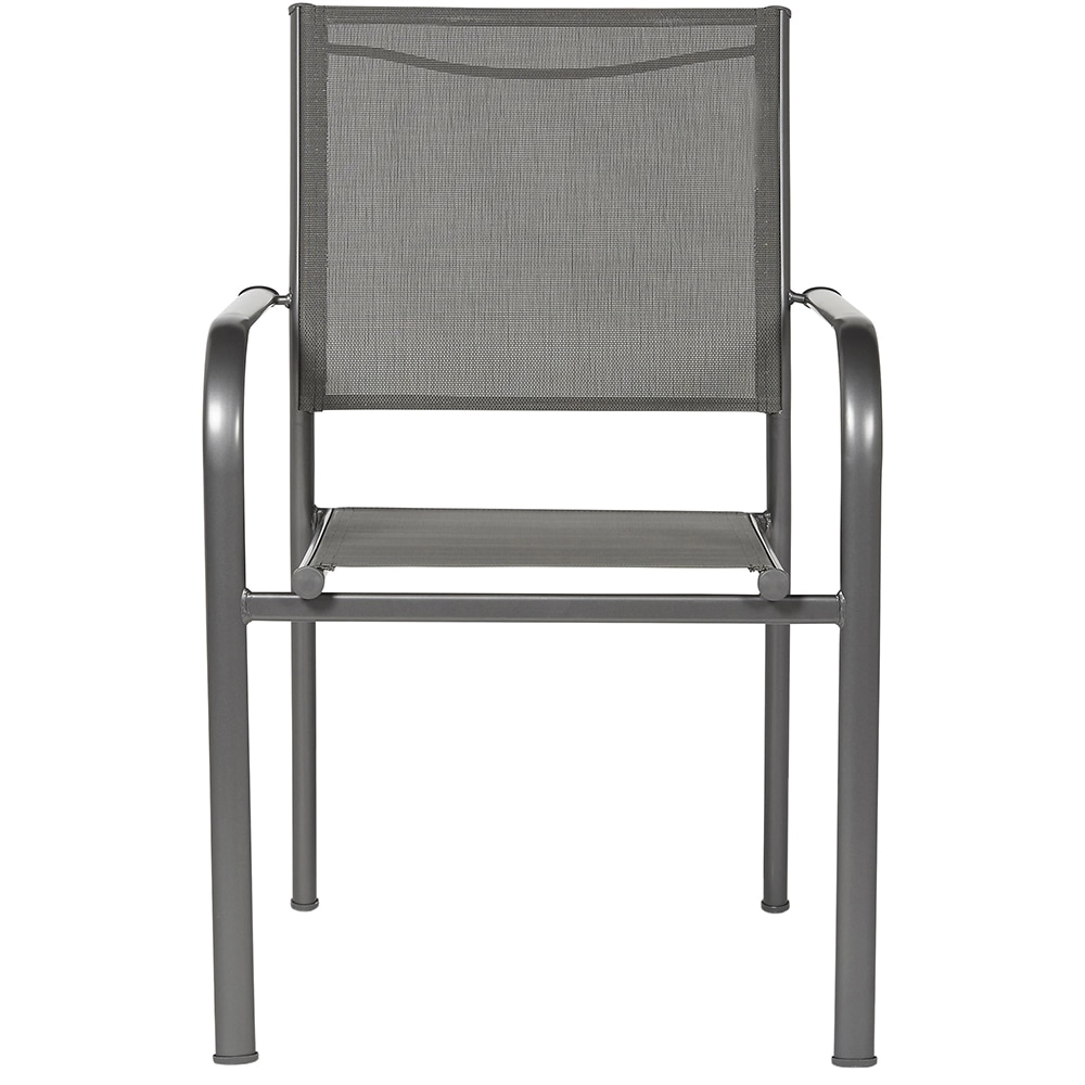 Scaun terasa Dallas, otel, 56 x 55 x 87 cm, gri