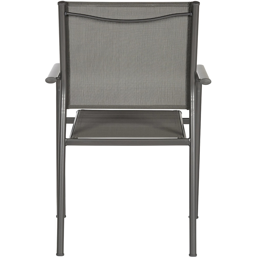 Scaun terasa Dallas, otel, 56 x 55 x 87 cm, gri