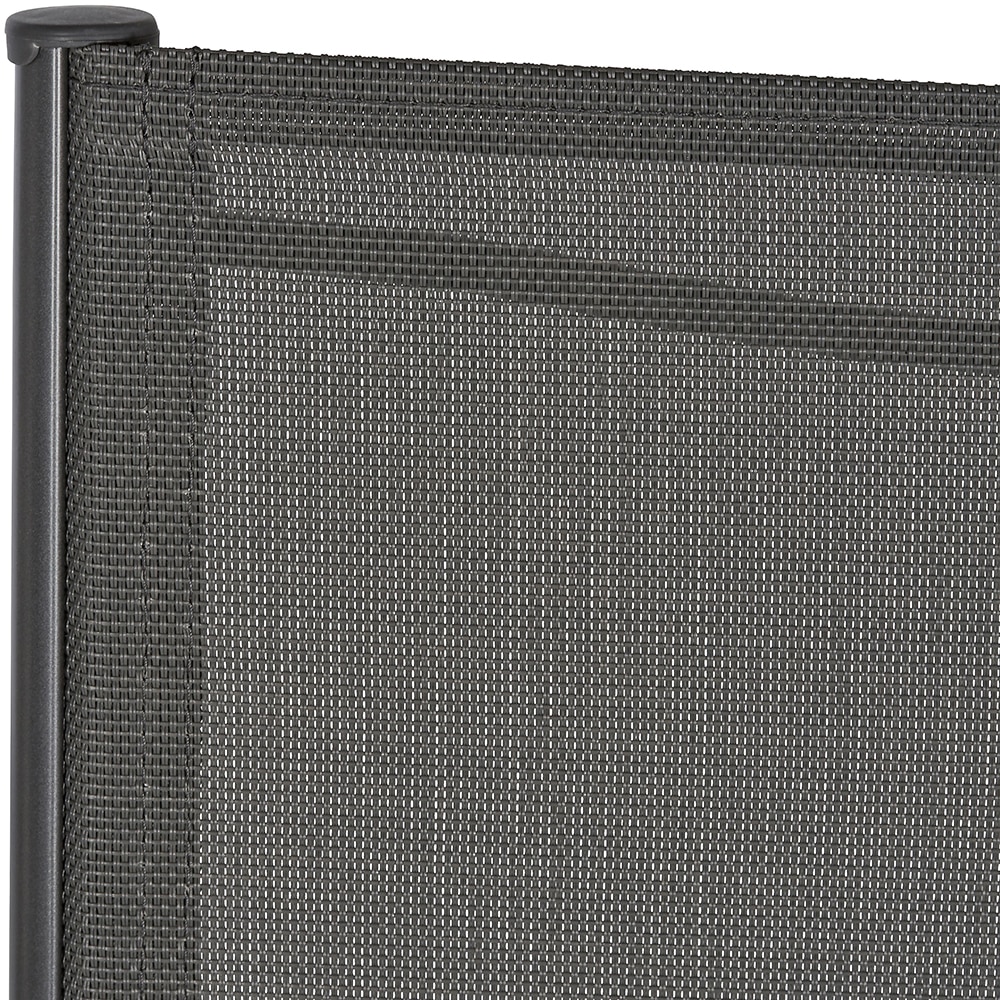 Scaun terasa Dallas, otel, 56 x 55 x 87 cm, gri