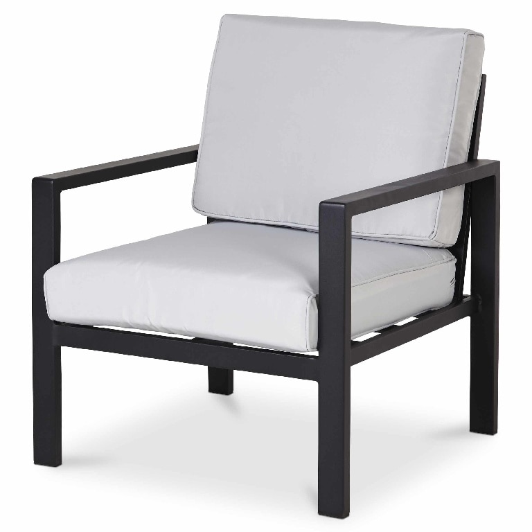 Set mobilier gradina BLOOMA Jaz, perne incluse, aluminiu, gri, 4 piese