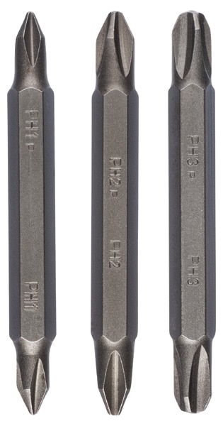 Set 3 biti capat, suruburi Philipps, 60  mm  Bosch
