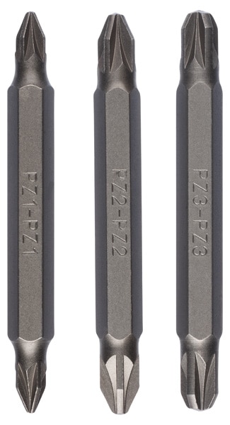 Set 3 biti capat, suruburi Pozidriv, 60  mm  Bosch