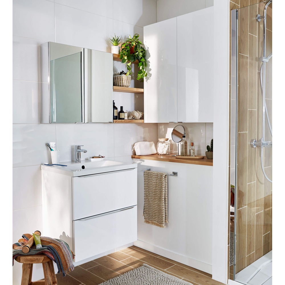 Masca lavoar GOODHOME Imandra, 60 x 45 x 60 cm, alb