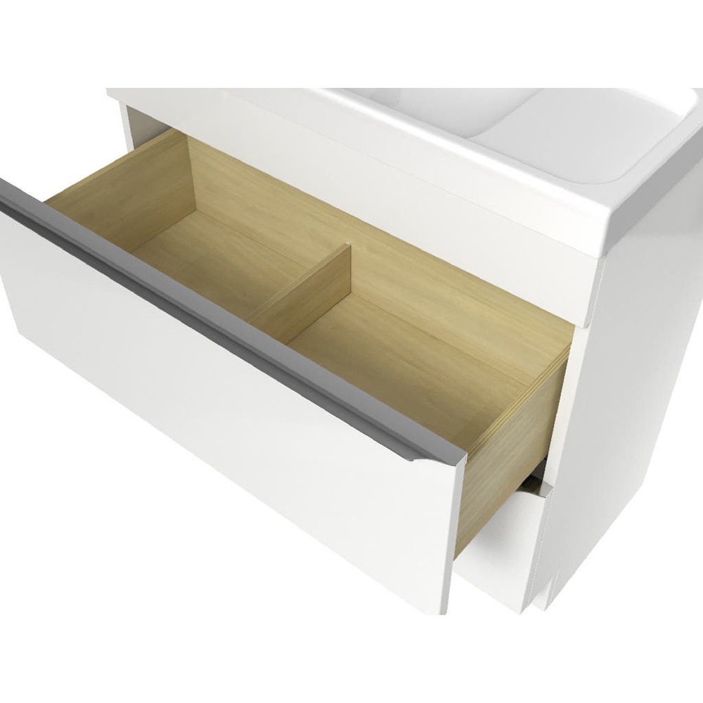 Masca lavoar GOODHOME Imandra, 80 x 45 x 60 cm, alb