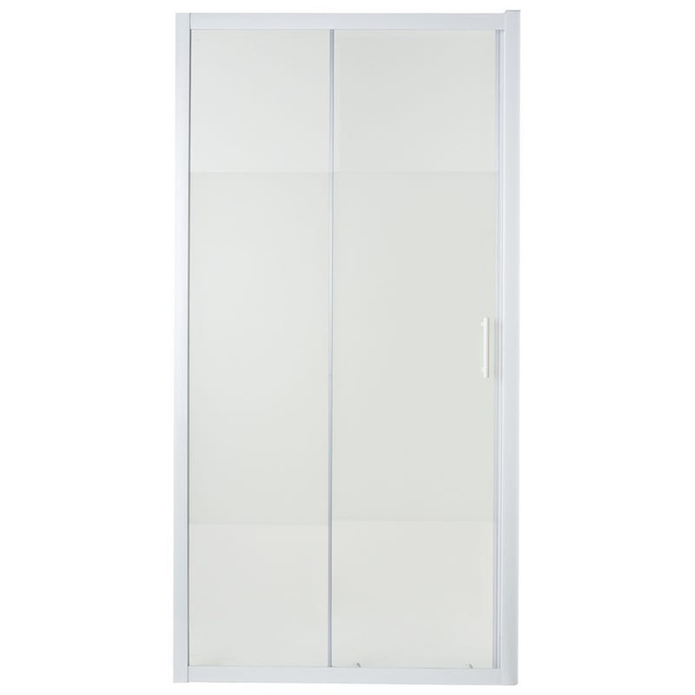 Usa dus glisanta COOKE & LEWIS, aluminiu, sticla serigrafiata, 100x190 cm, alb