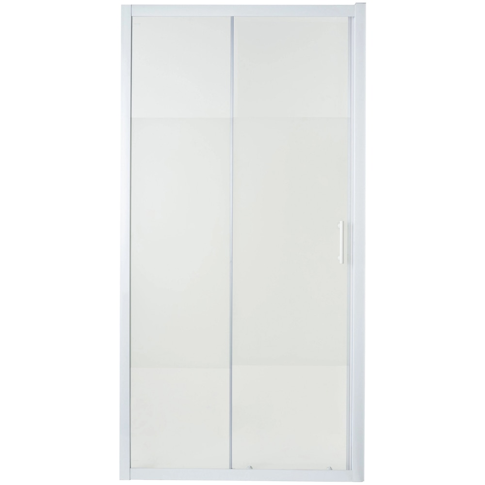 Usa dus glisanta COOKE & LEWIS, aluminiu, sticla serigrafiata, 120x190 cm, alb