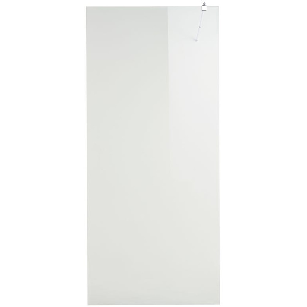 Paravan dus walk-in COOKE & LEWIS, aluminiu, sticla mata, 117.5 - 120x195 cm, crom