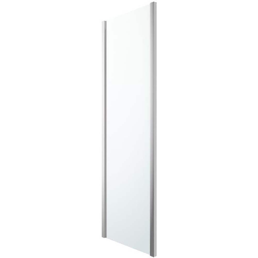 Paravan dus GOODHOME, aluminiu, sticla transparenta, 70x195 cm, crom
