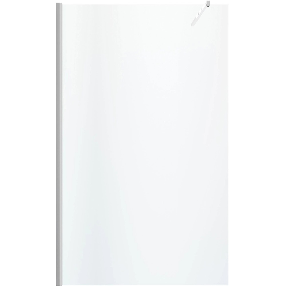 Paravan dus walk-in GOODHOME, aluminiu, sticla transparenta, 120x195 cm, crom