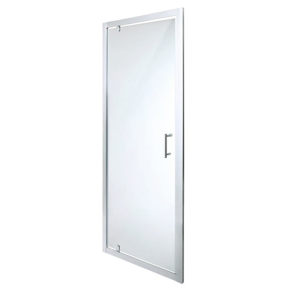 Usa dus batanta COOKE & LEWIS, aluminiu, sticla transparenta, 90x190 cm, crom