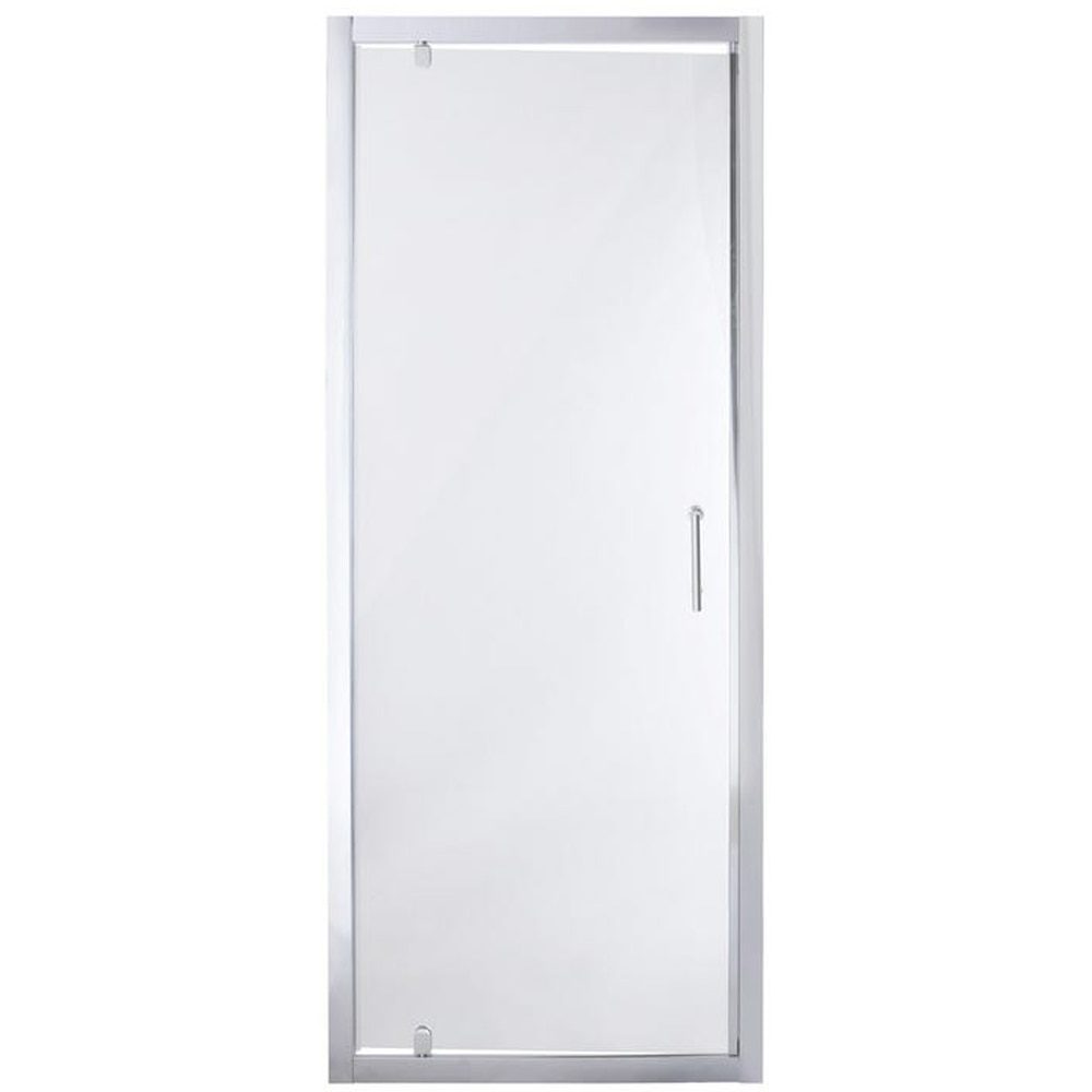 Usa dus batanta COOKE & LEWIS, aluminiu, sticla transparenta, 90x190 cm, crom