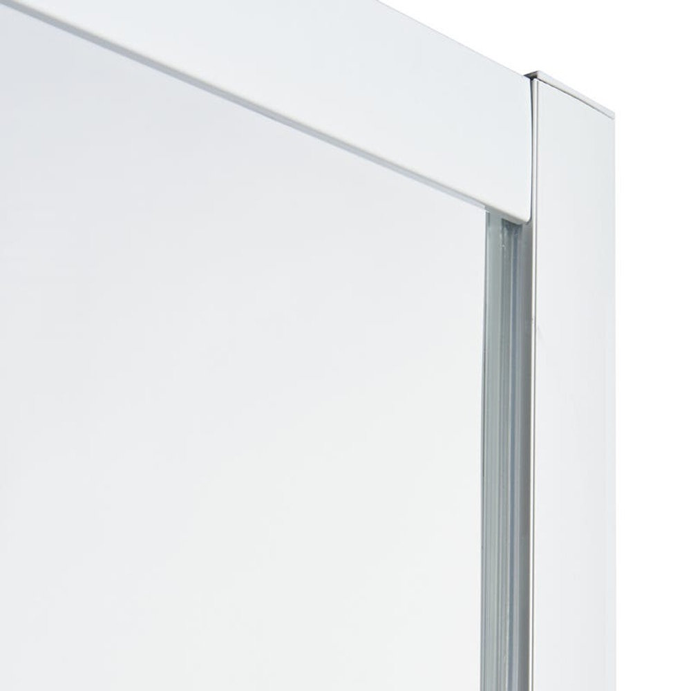 Usa de dus plianta COOKE & LEWIS Onega, cadru aluminiu, sticla securizata 5mm, 90 x 190 cm, alb