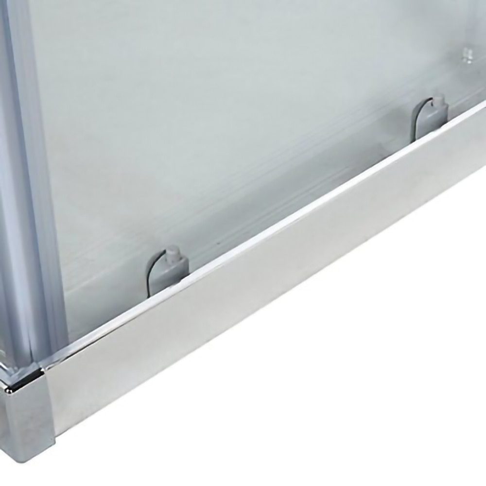 Cabina dus standard GoodHome Onega, patrata, 70 x 70 x 190 cm, sticla securizata transparenta 5mm, profil argintiu